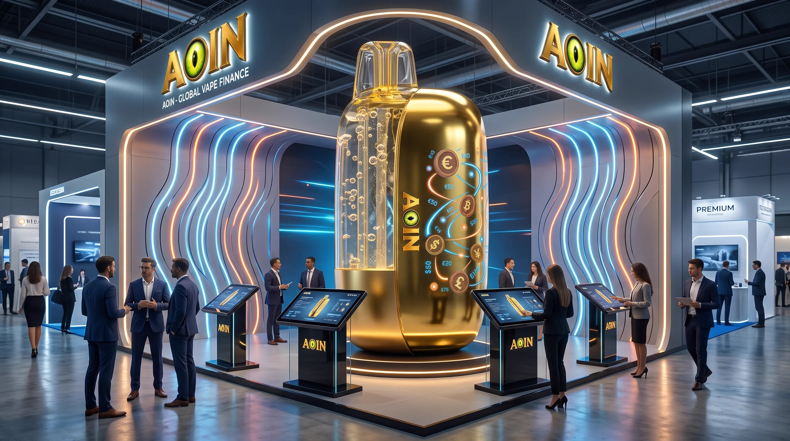 AOIN exhibition hall brand display
